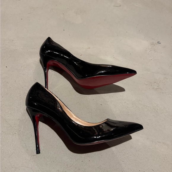 Red bottom Black Women's Heels - Picture 4 of 4